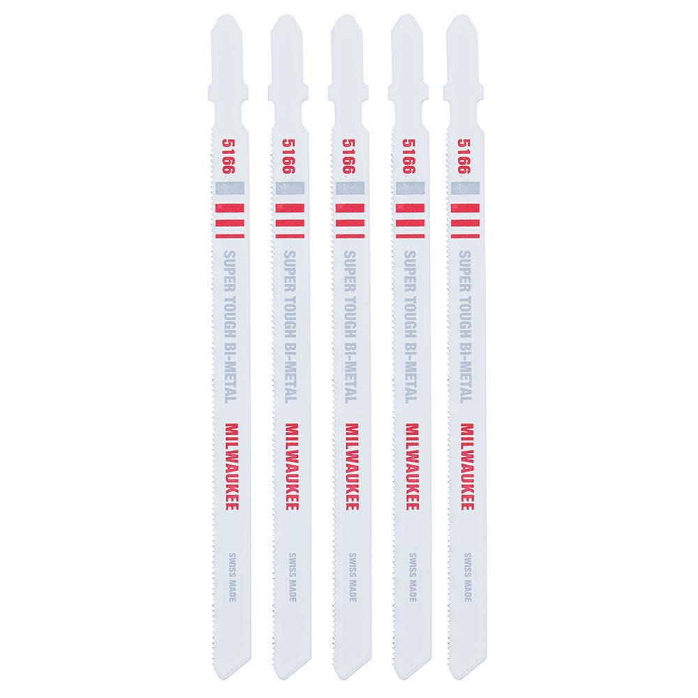 Milwaukee 5-1/4 in. 24 TPI Bi-Metal Jig Saw Blade 5PK - Flockneti