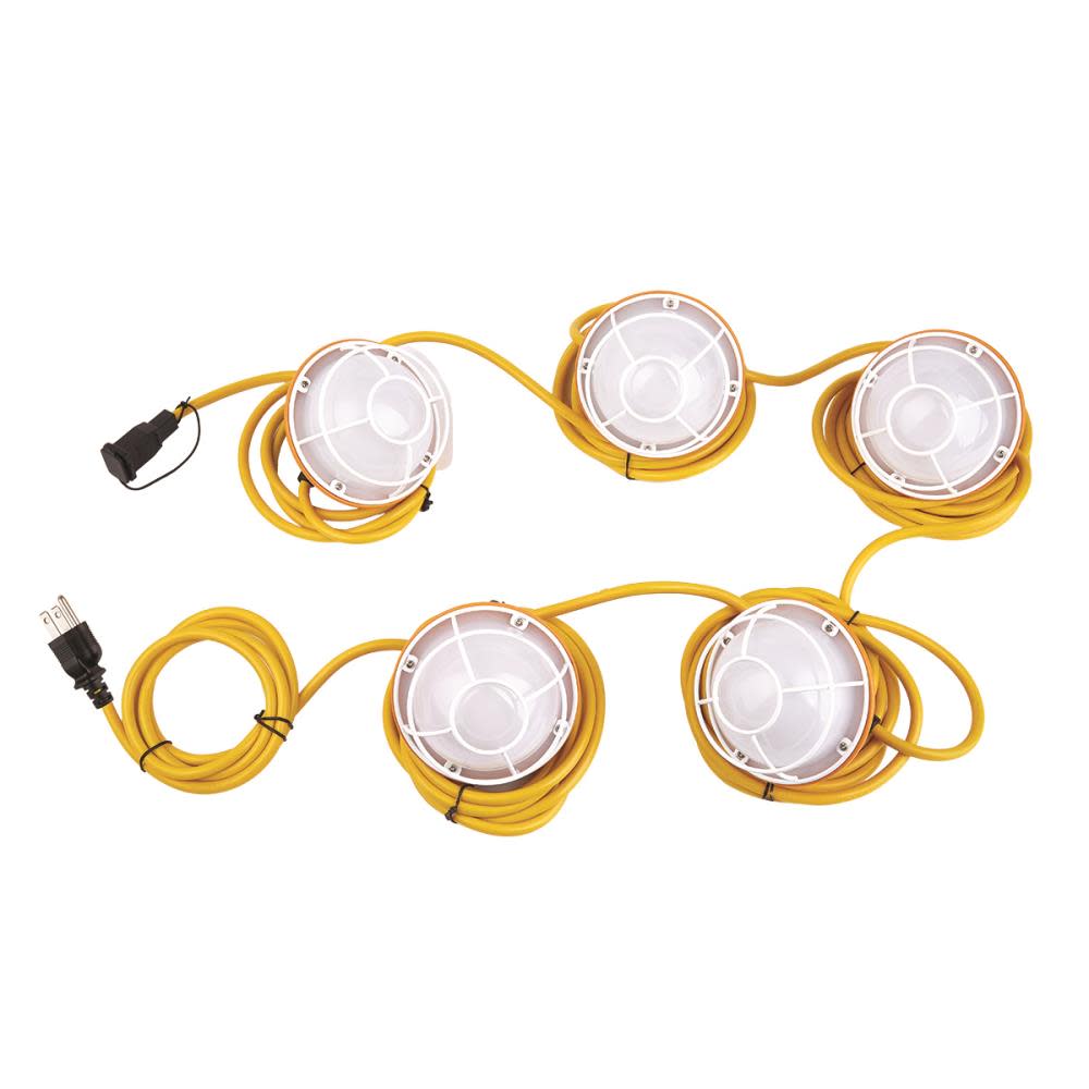 Voltec LED Temporary Light String 50′ 12500 Lumen 95 Watt - Flockneti
