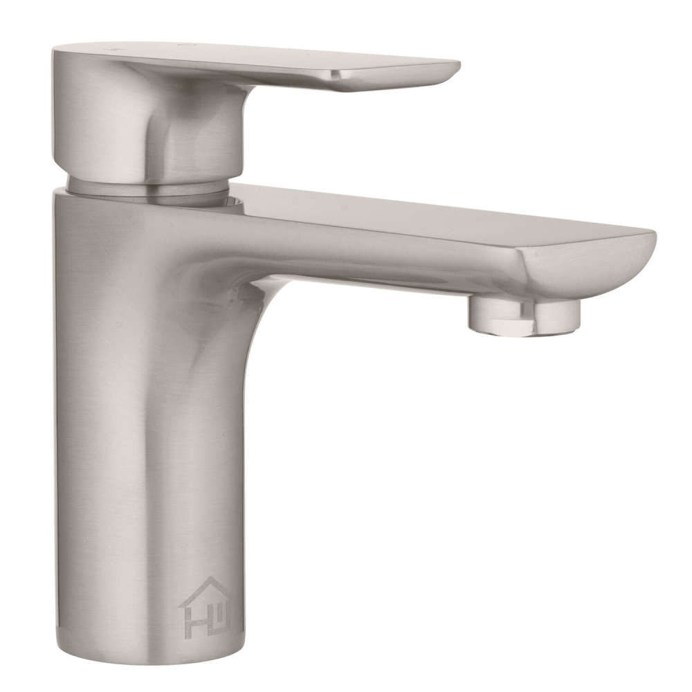 Homewerks Bathroom Sink Faucet Brushed Nickel 1 Handle - Flockneti