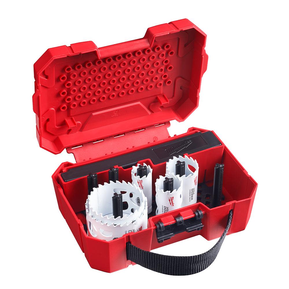 Milwaukee 9 PC HOLE DOZER with Carbide Teeth Hole Saw Kit - Flockneti
