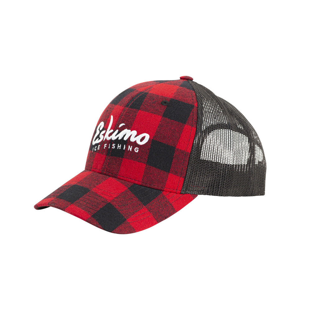 Eskimo Buffalo Plaid Trucker Cap - Flockneti
