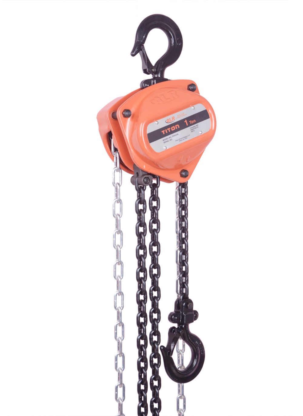 Atlas Lifting and Rigging Chain Hoist 1 Ton 2200 lbs 30′ Chain - Flockneti