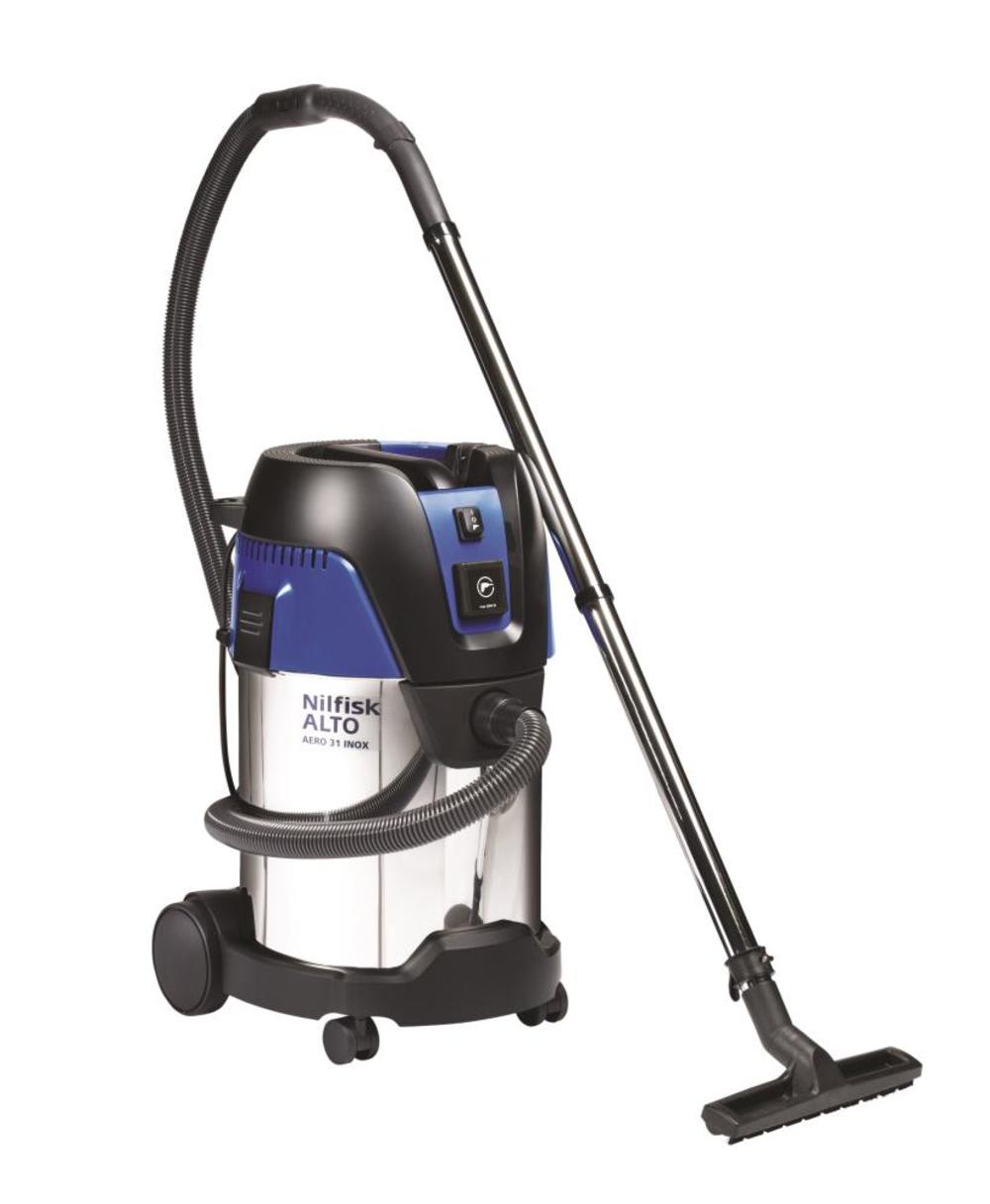 Nilfisk-Alto Aero 31 30 Liter Wet/Dry Vacuum with Stainless Steel Tank - Flockneti