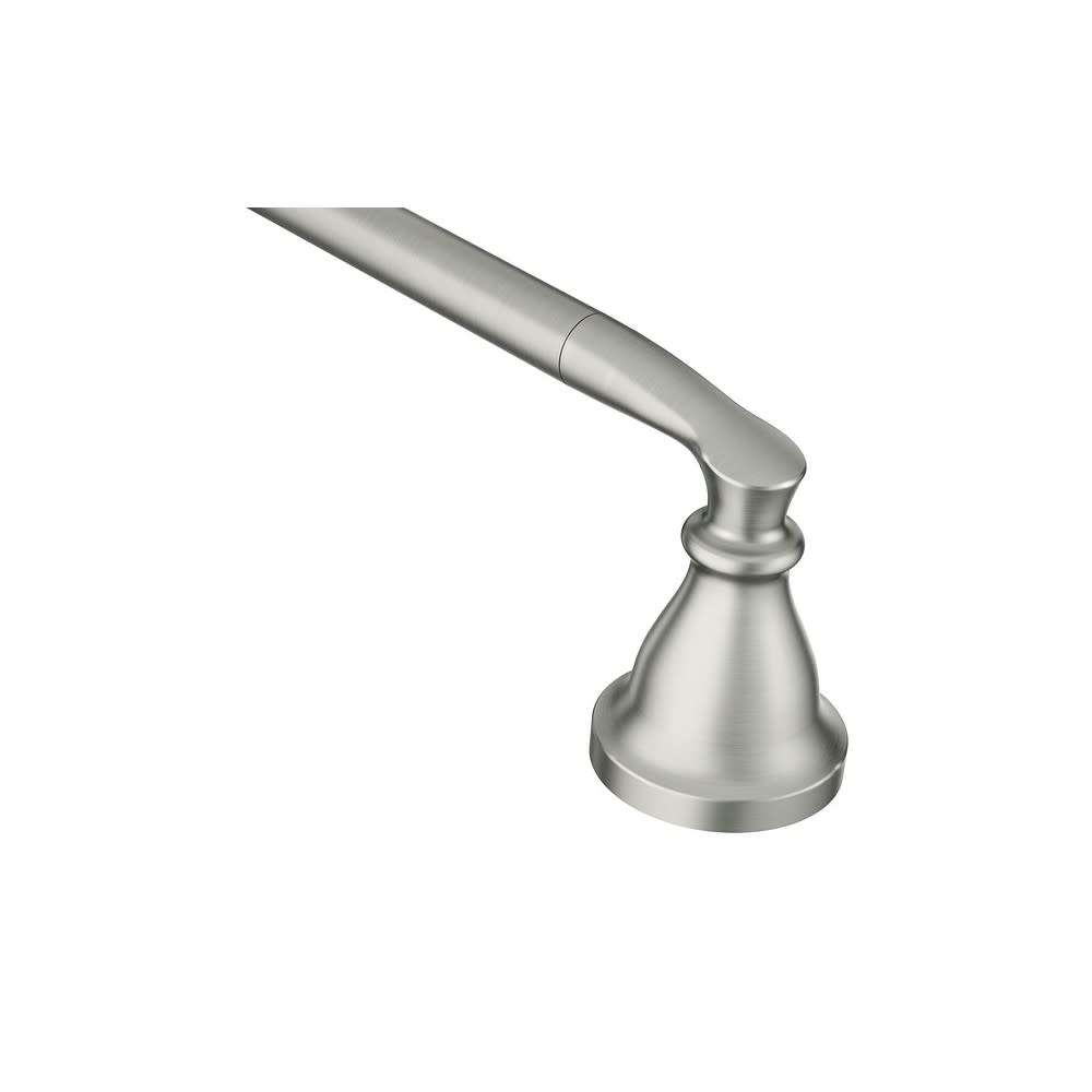 Moen Hilliard Towel Bar Brushed Nickel 18″ - Flockneti