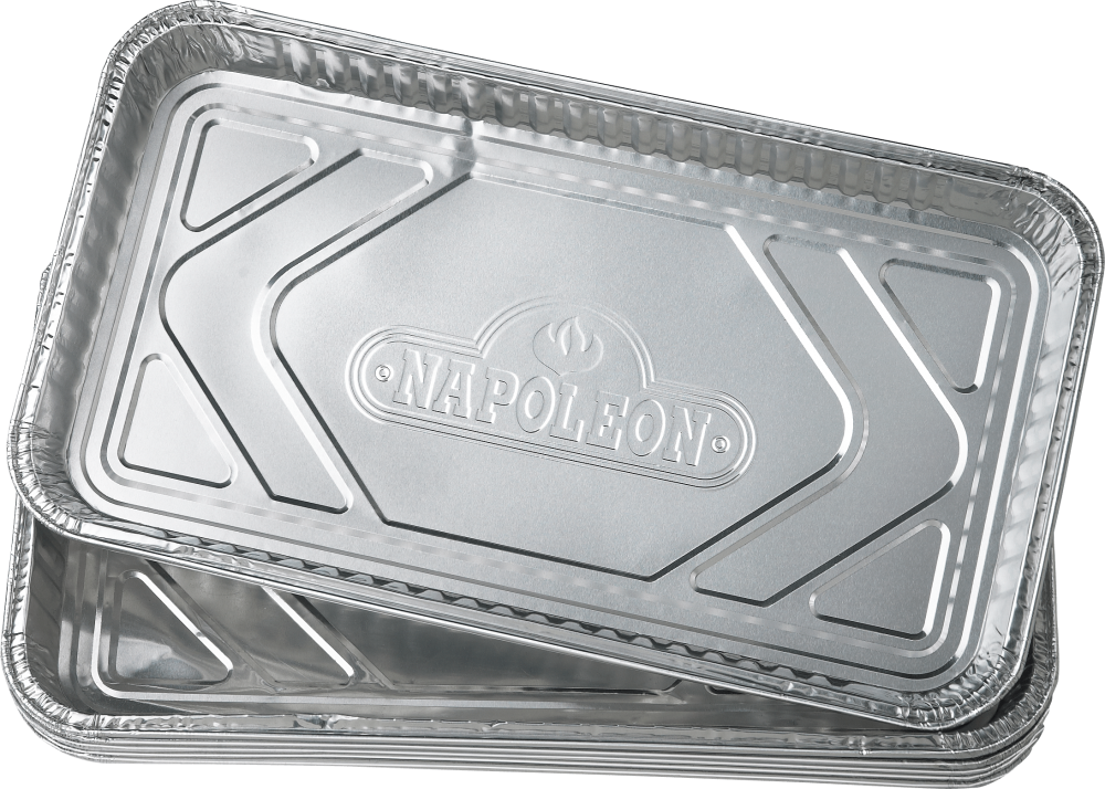 Napoleon Large Grease Drip Trays (14″ x 8″) – Pack of 5 - Flockneti