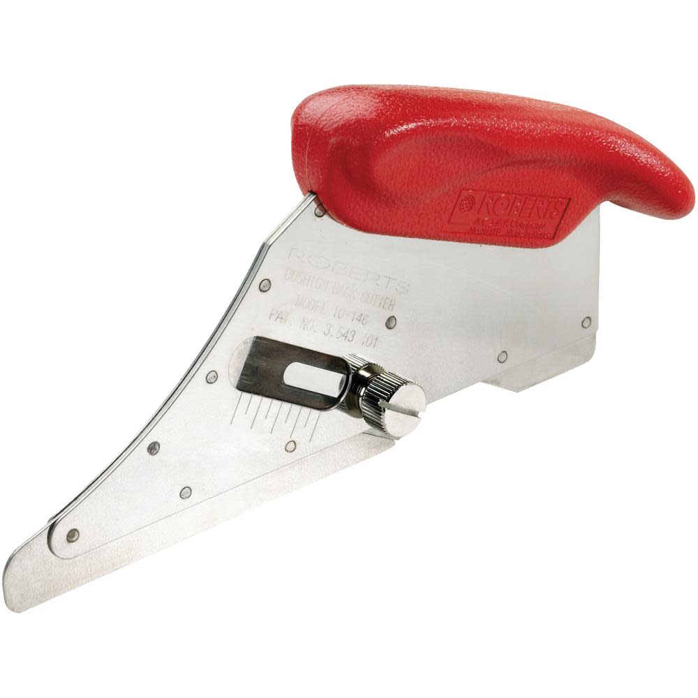 Roberts Cushion Back Carpet Cutter with Adjustable Blade Depth - Flockneti