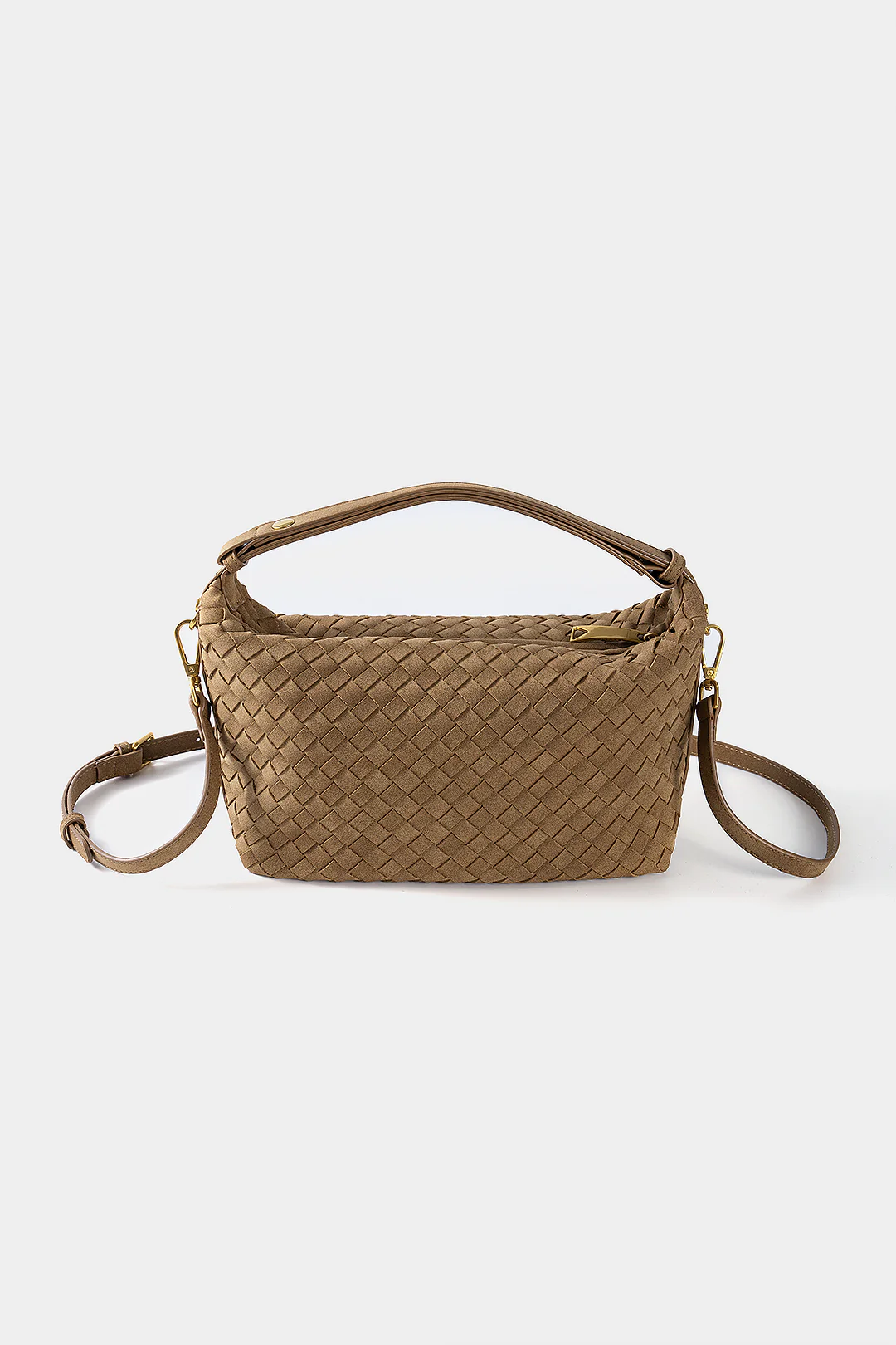 Woven Zipper Cross-Body Bag - Flockneti