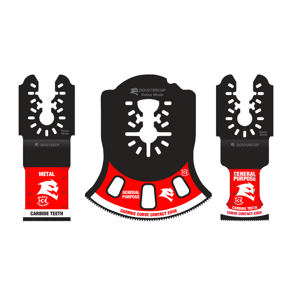 Diablo Tools 3 pc Universal Fit Carbide Osc. Blade Set - Flockneti