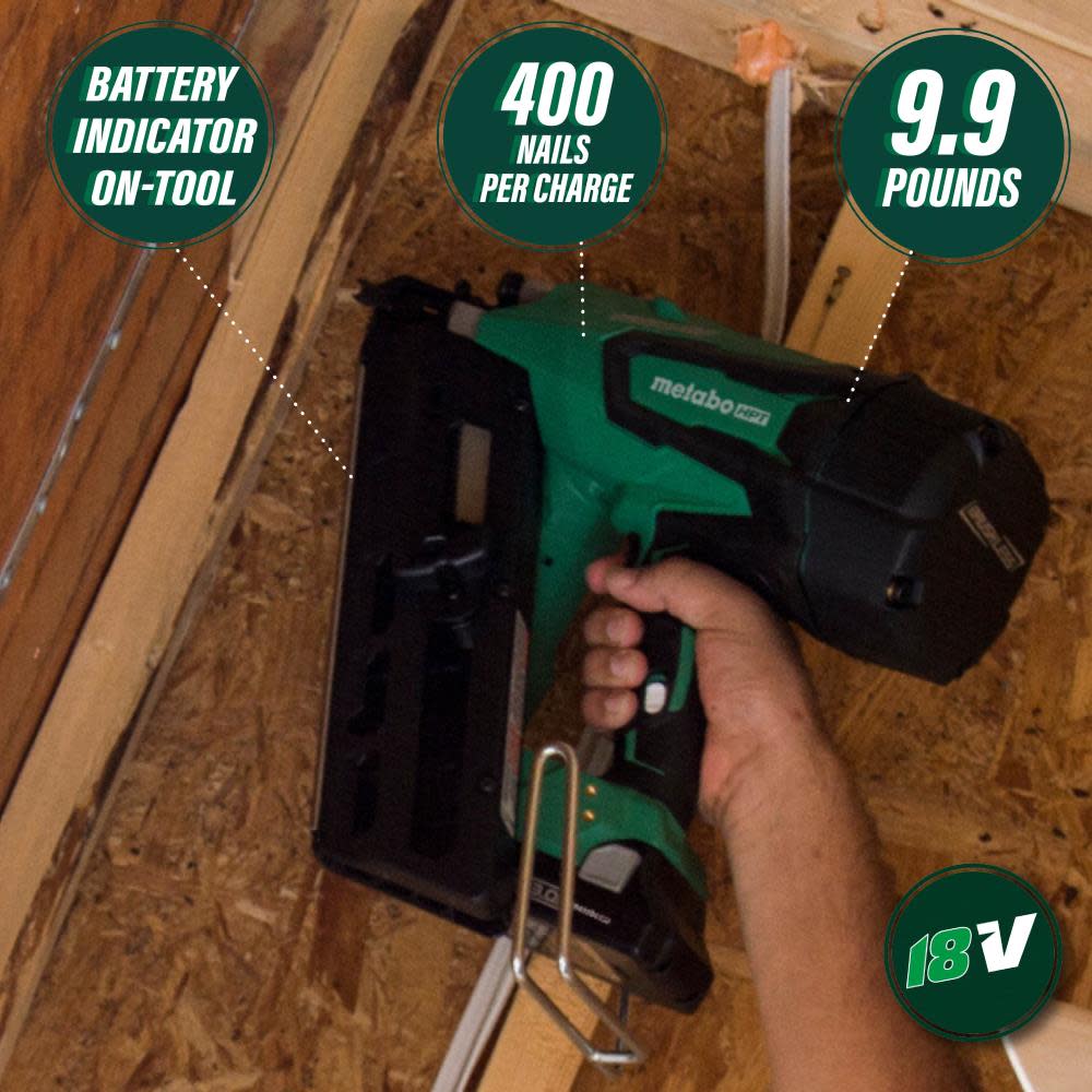 Metabo HPT 18V Cordless Paper Strip Framing Nailer (Tool Body Only) - Flockneti