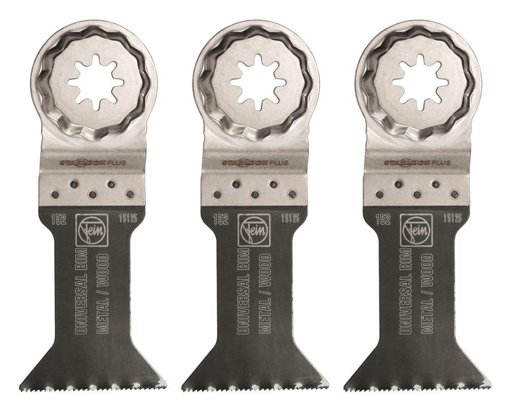 Fein StarlockPlus E-Cut 152 Universal Saw Blade with Bi Metal Toothing for Various Applications - Flockneti