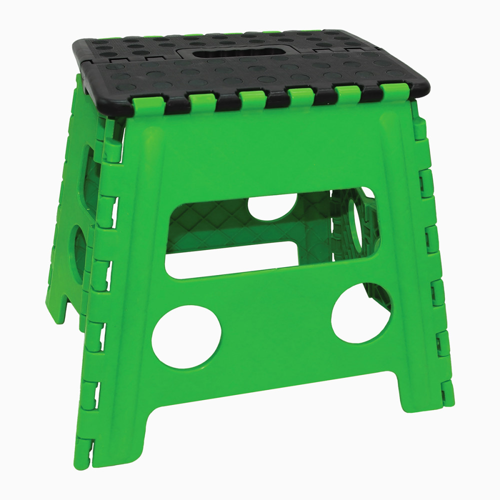 Grip On Tools Green Foldable Stool - Flockneti