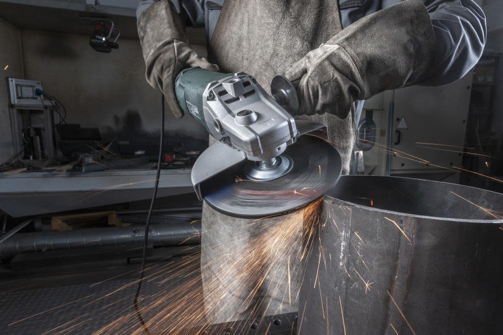 Metabo 9 ” Angle Grinder – 6600 RPM – 15.0 AMP with Lock-On Trigger - Flockneti