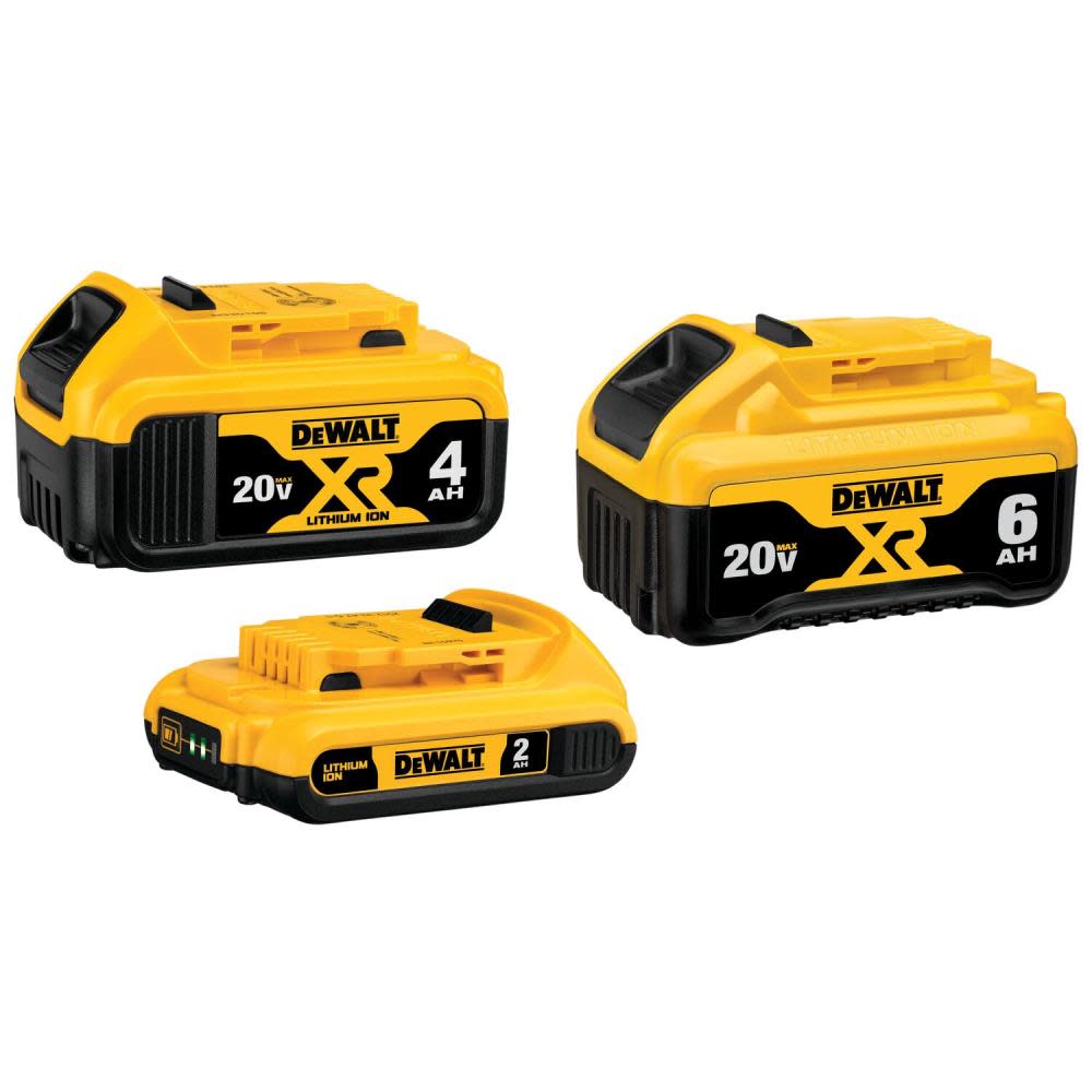 DEWALT 20V MAX Battery Lithium Ion 3pk - Flockneti