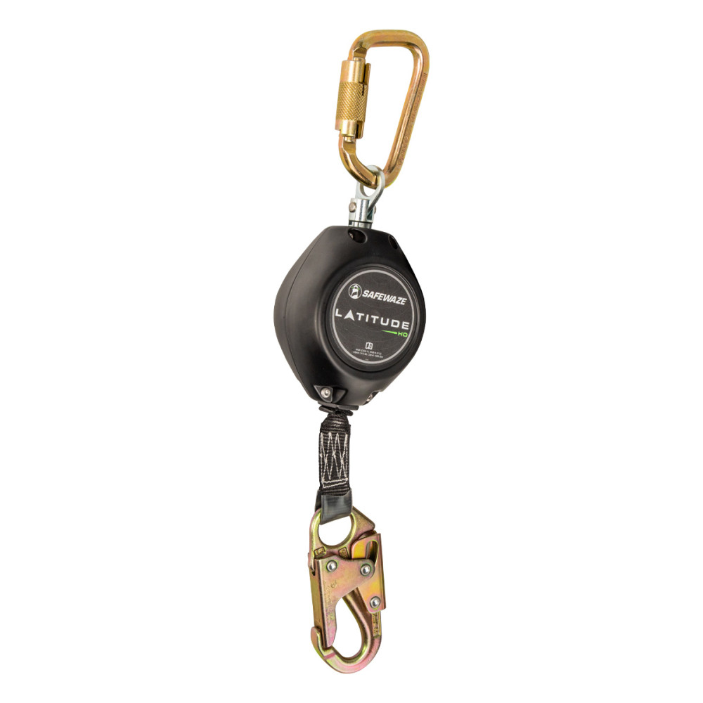 Safewaze Latitude HD 11′ Single Web Self Retracting Lifeline - Flockneti