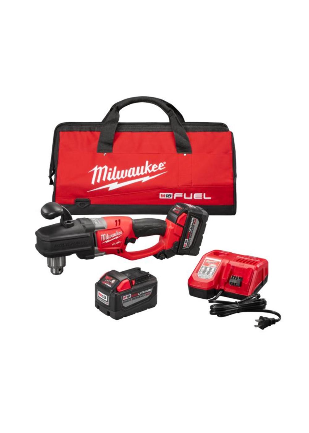 Milwaukee M18 FUEL Hole Hawg HIGH DEMAND 1/2 in. Right Angle Drill Kit - Flockneti