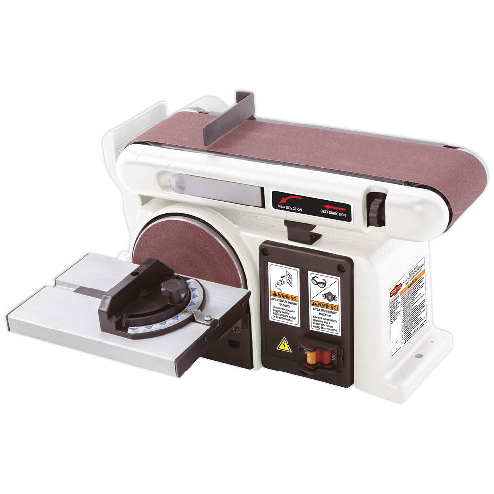 Shop Fox 4In x 36In Horizontal / Vertical Belt Sander with 6In Disc - Flockneti