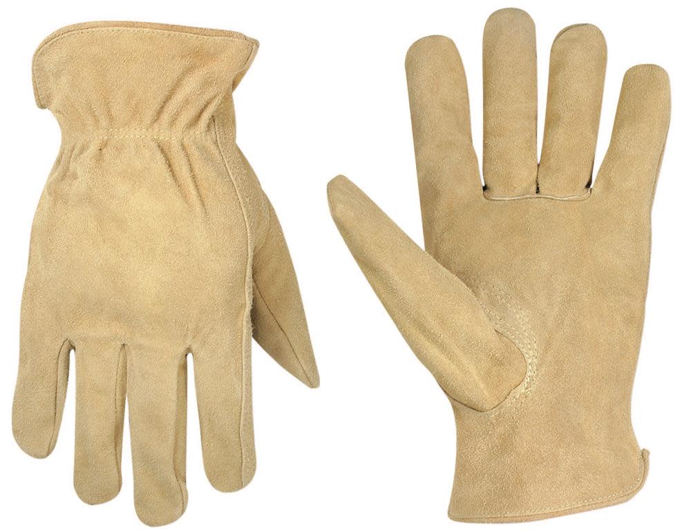 CLC Split Cowhide Gloves – Medium - Flockneti