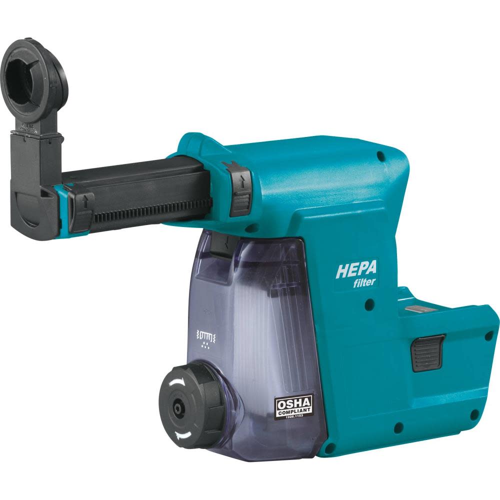 Makita Dust Extractor Attachment with HEPA Filter Cleaning Mechanism - Flockneti