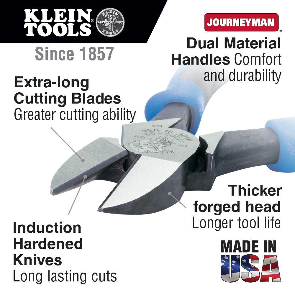 Klein Tools 9″ Diagonal-Cutting Pliers - Flockneti