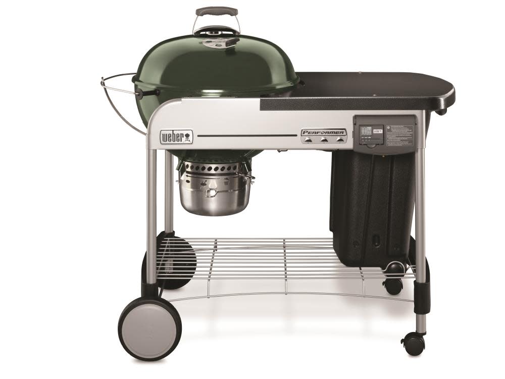Weber Performer Deluxe Charcoal Grill – 22 In. Green - Flockneti