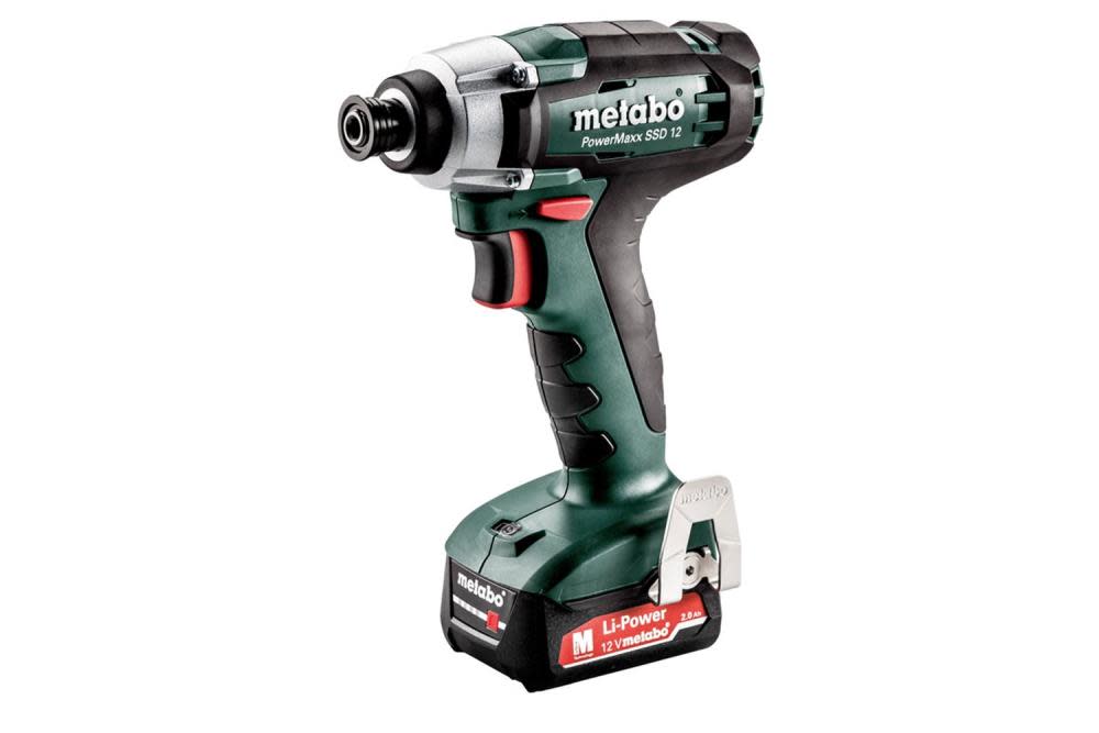 Metabo 12V PowerMaxx 1/4″ Hex Compact Impact Driver kit 2x 2.0Ah - Flockneti