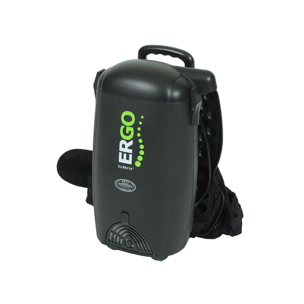 Atrix International Black Ergo Backpack HEPA Vacuum Cleaner - Flockneti