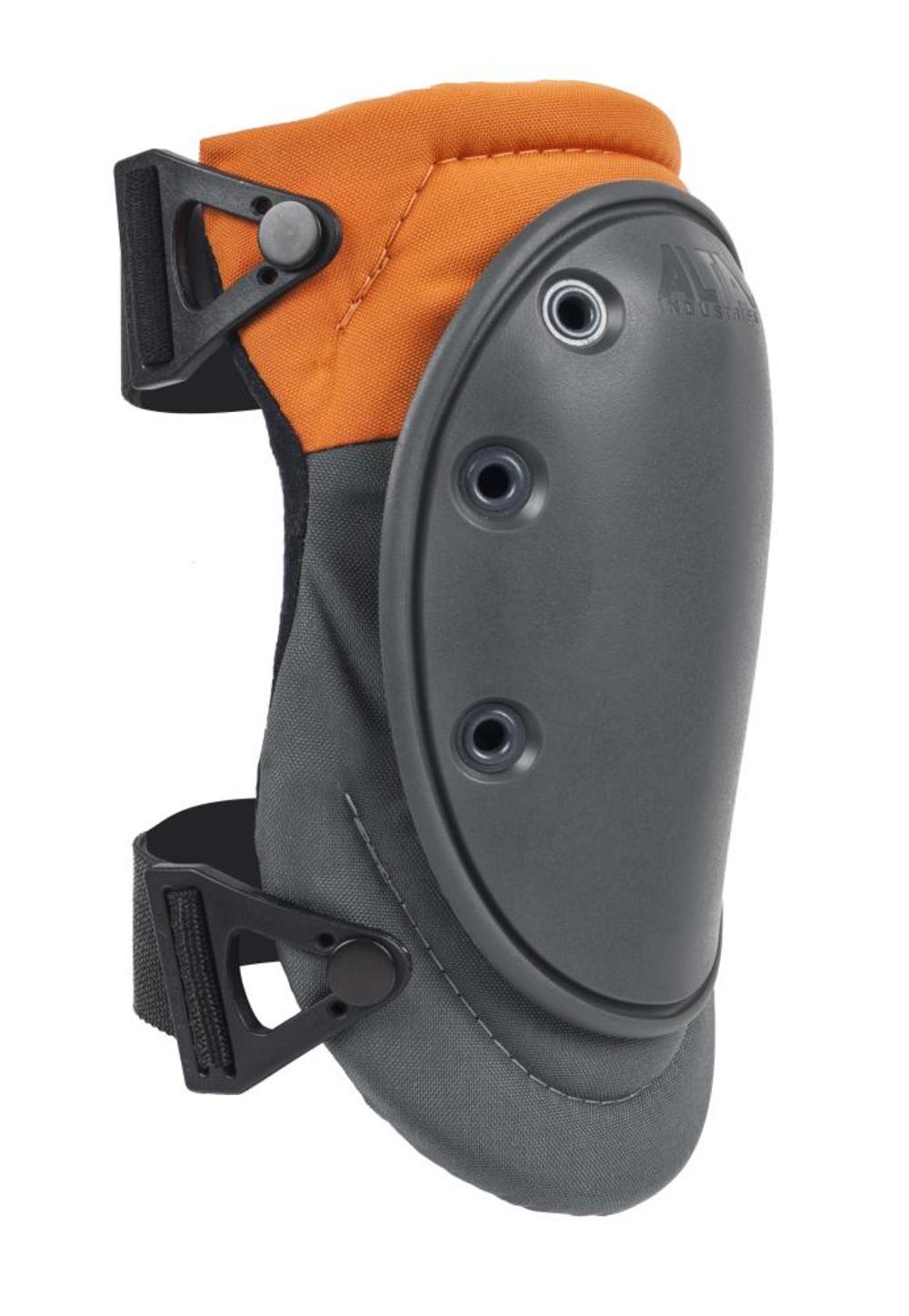 Alta Industries AltaFLEX Knee Pads Gray/Orange with AltaLOK - Flockneti