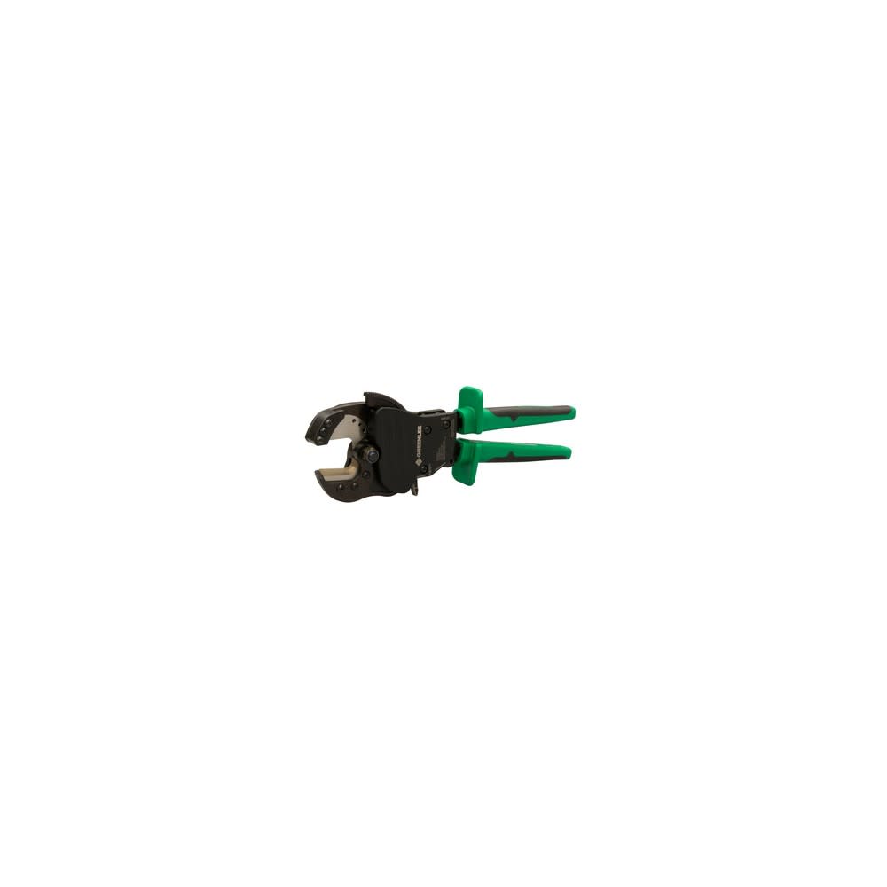 Greenlee Ratchet ACSR Cutter 11.25″ Cushioned Grip Open Jaw - Flockneti