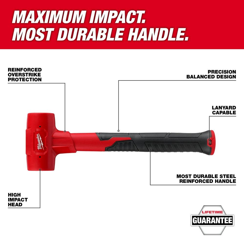 Milwaukee 28oz Dead Blow Hammer - Flockneti