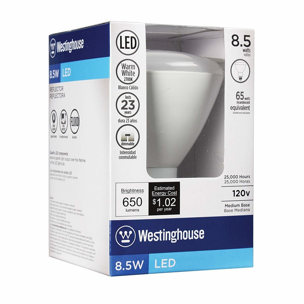 Westinghouse Dimmable Reflector LED is a high-performance 8.5-Watt light bulb (8.5R30/LED/DIM/27) - Flockneti