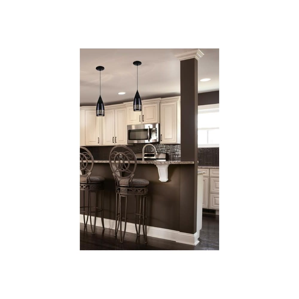 Westinghouse 60W Black Percy Indoor Adjustable Mini Pendant - Flockneti
