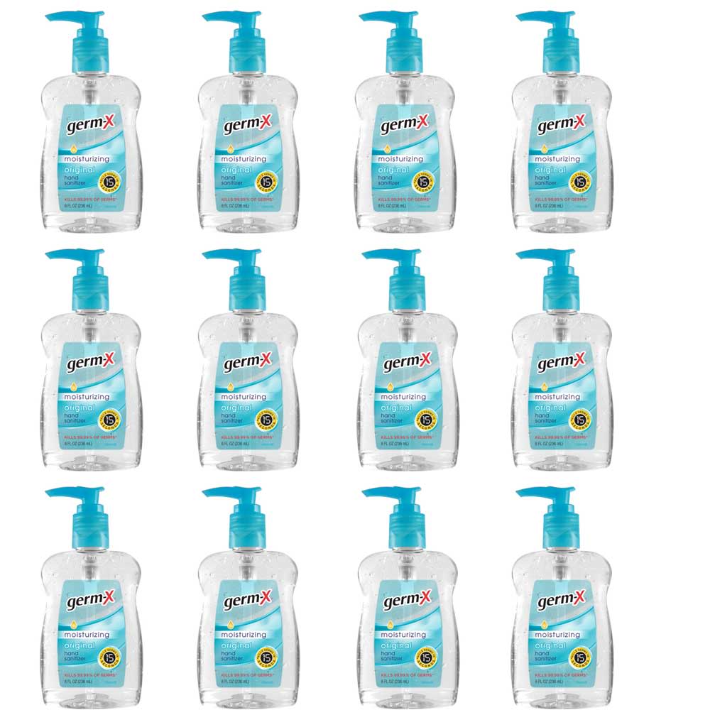 Germ-X 8oz Hand Sanitizer 12pk - Flockneti