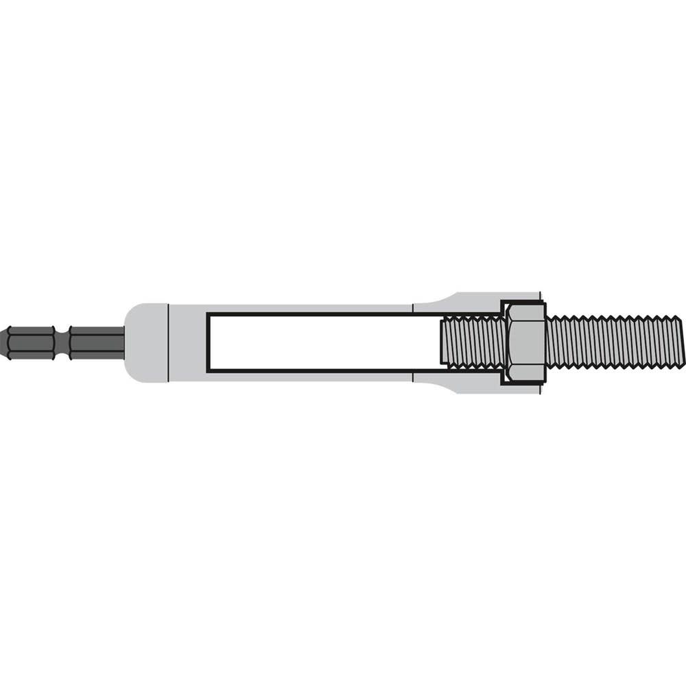 Makita 9/16 in. x 6 in. Hollow Socket - Flockneti