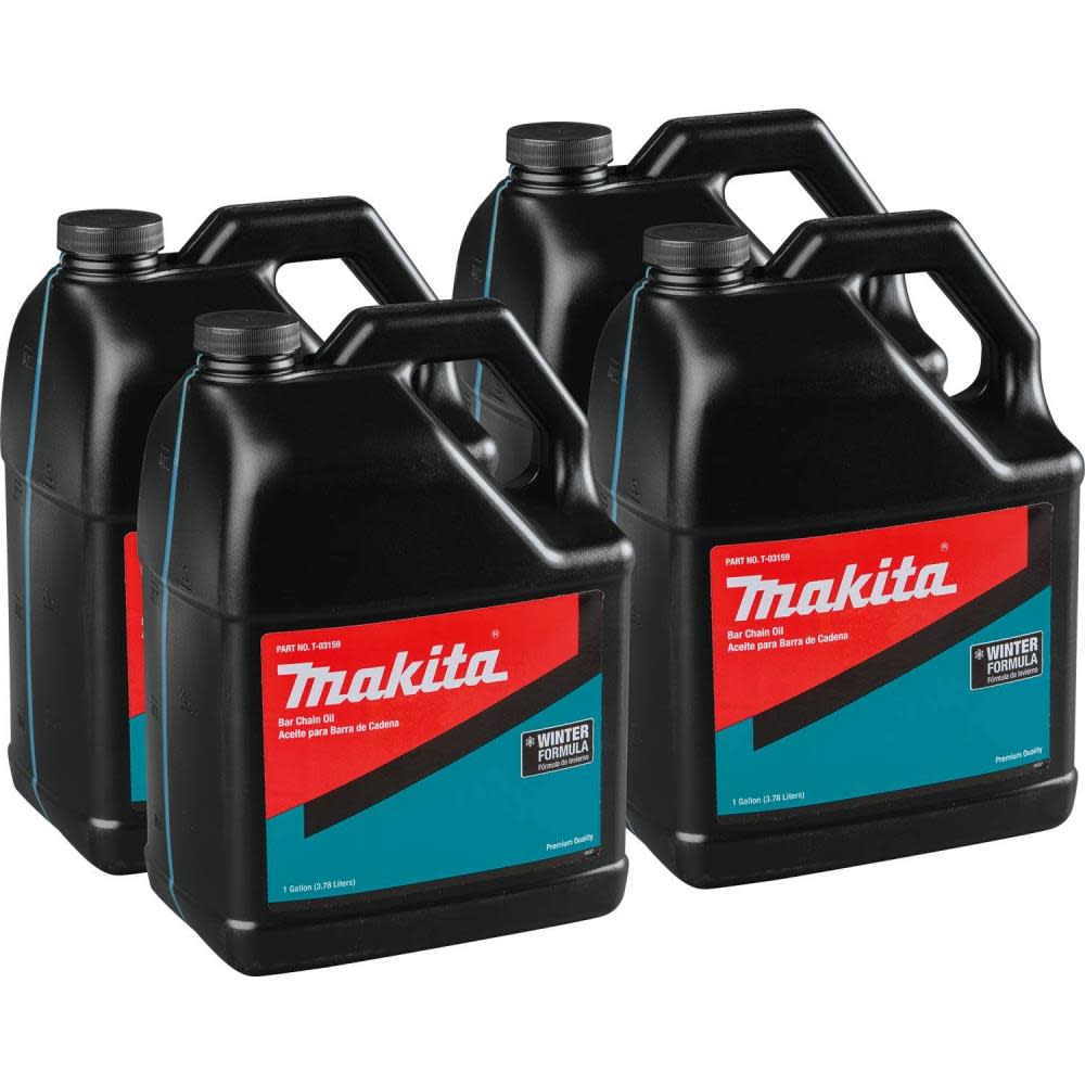 Makita Bar Chain Oil Winter 1 Gallon 4/pk - Flockneti