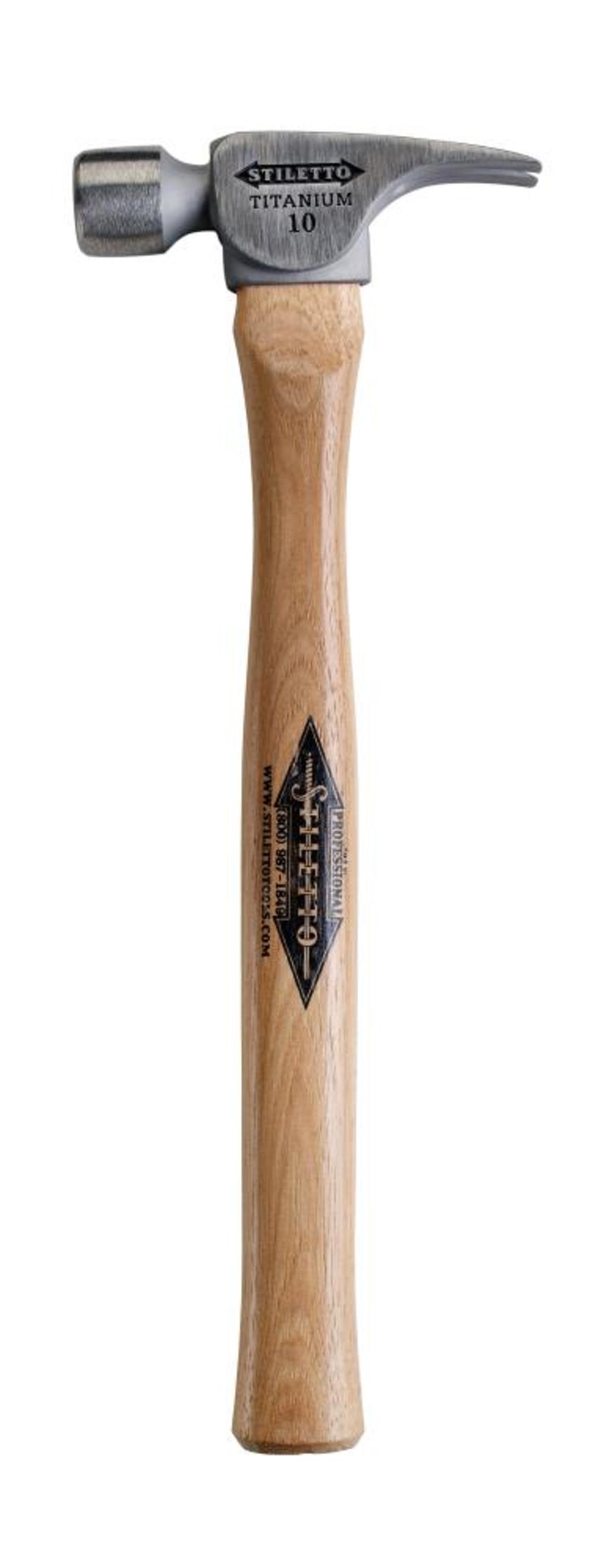 Stiletto Hammer 10 oz Titanium Smooth Face - Flockneti