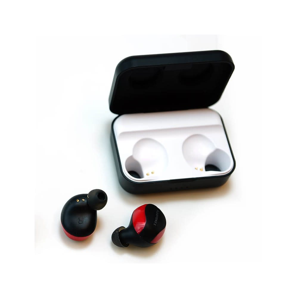 Plugfones Obsidian/Lava Wireless Bluetooth Earphone - Flockneti