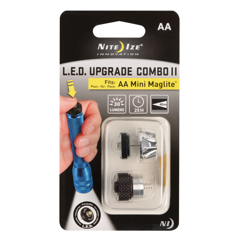 Nite Ize LED Upgrade Combo II Fits AA Mini Maglite - Flockneti