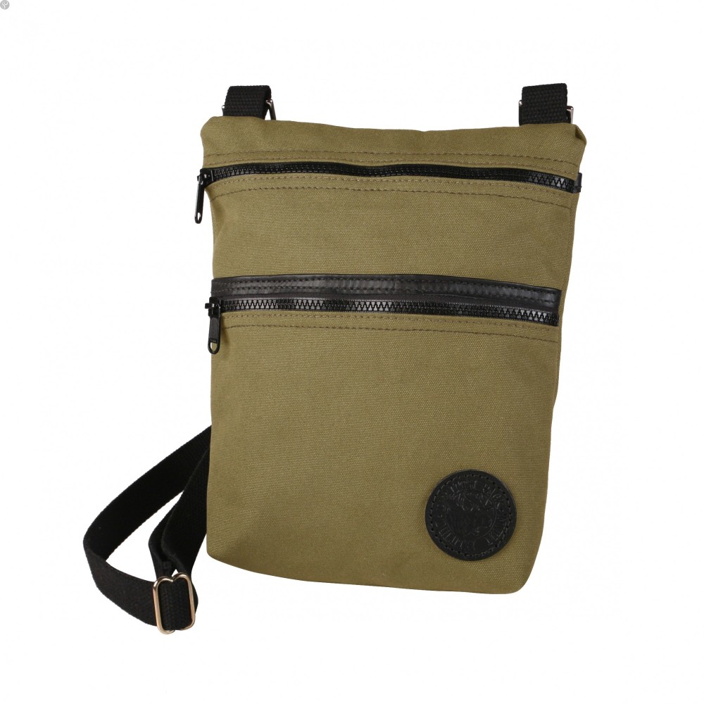 Duluth Pack 4 Liter Capacity Khaki Traverse Crossbody Bag - Flockneti