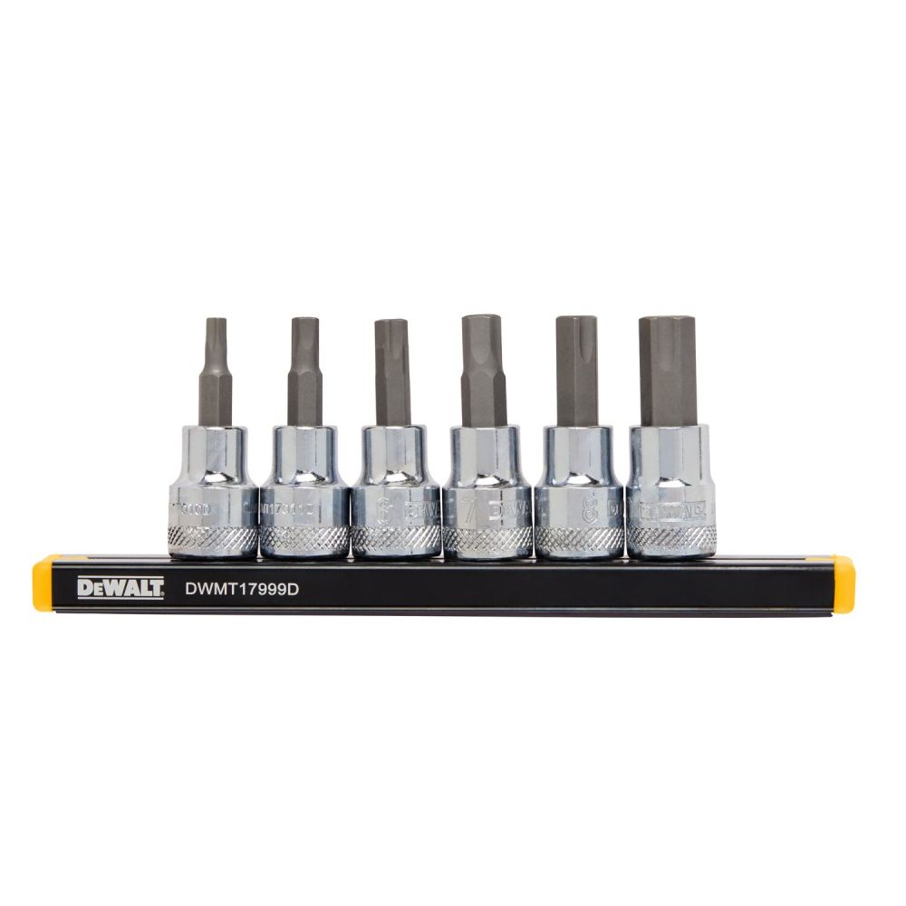 DEWALT MM HEX Socket Set 3/8″ DRIVE 6pc - Flockneti