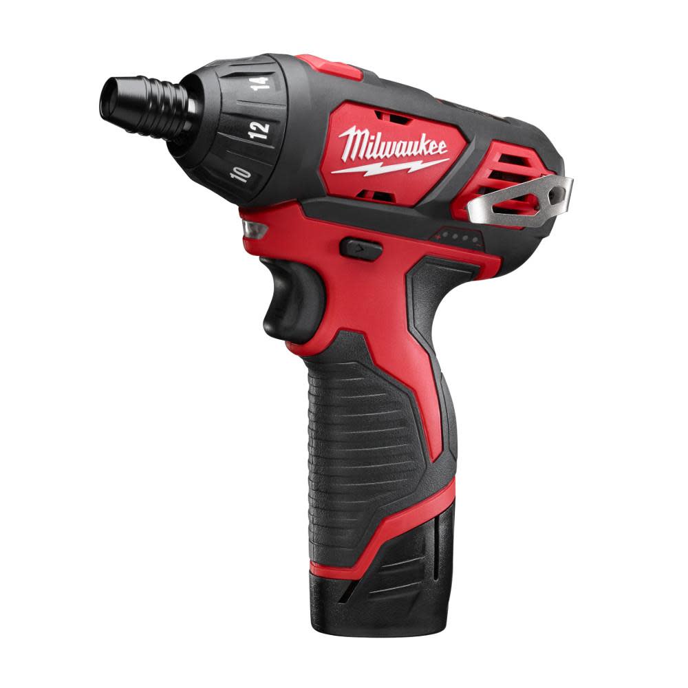 Milwaukee M12 1/4 in. Hex Screwdriver 1 Battery Kit Reconditioned - Flockneti