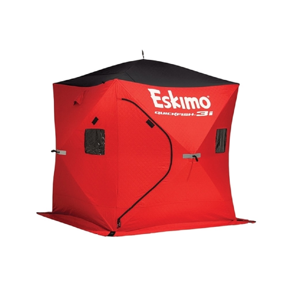 Eskimo Quickfish 3i Portable Pop-Up Ice Fishing House - Flockneti