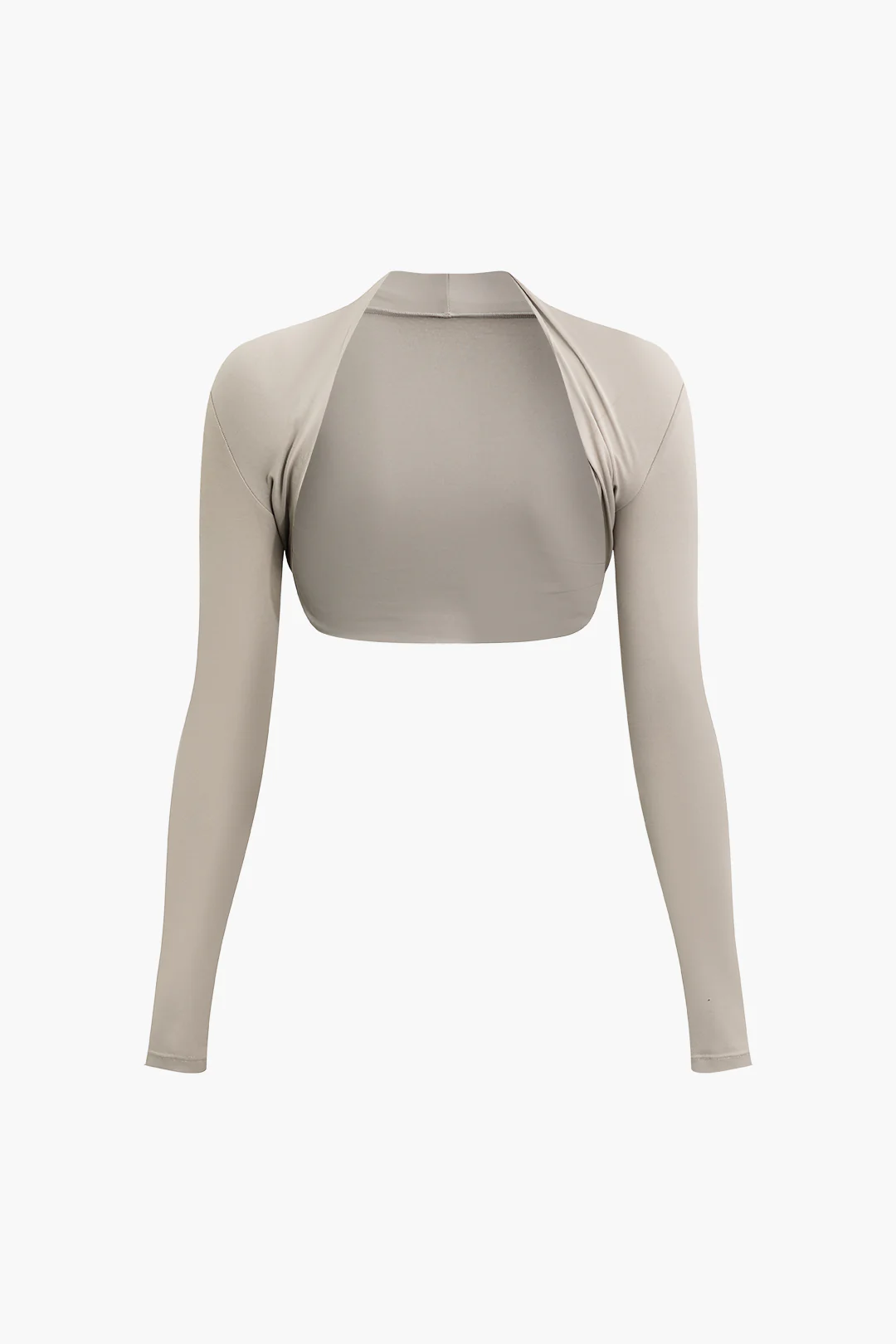 Solid Long Sleeve Sports Outerwear - Flockneti