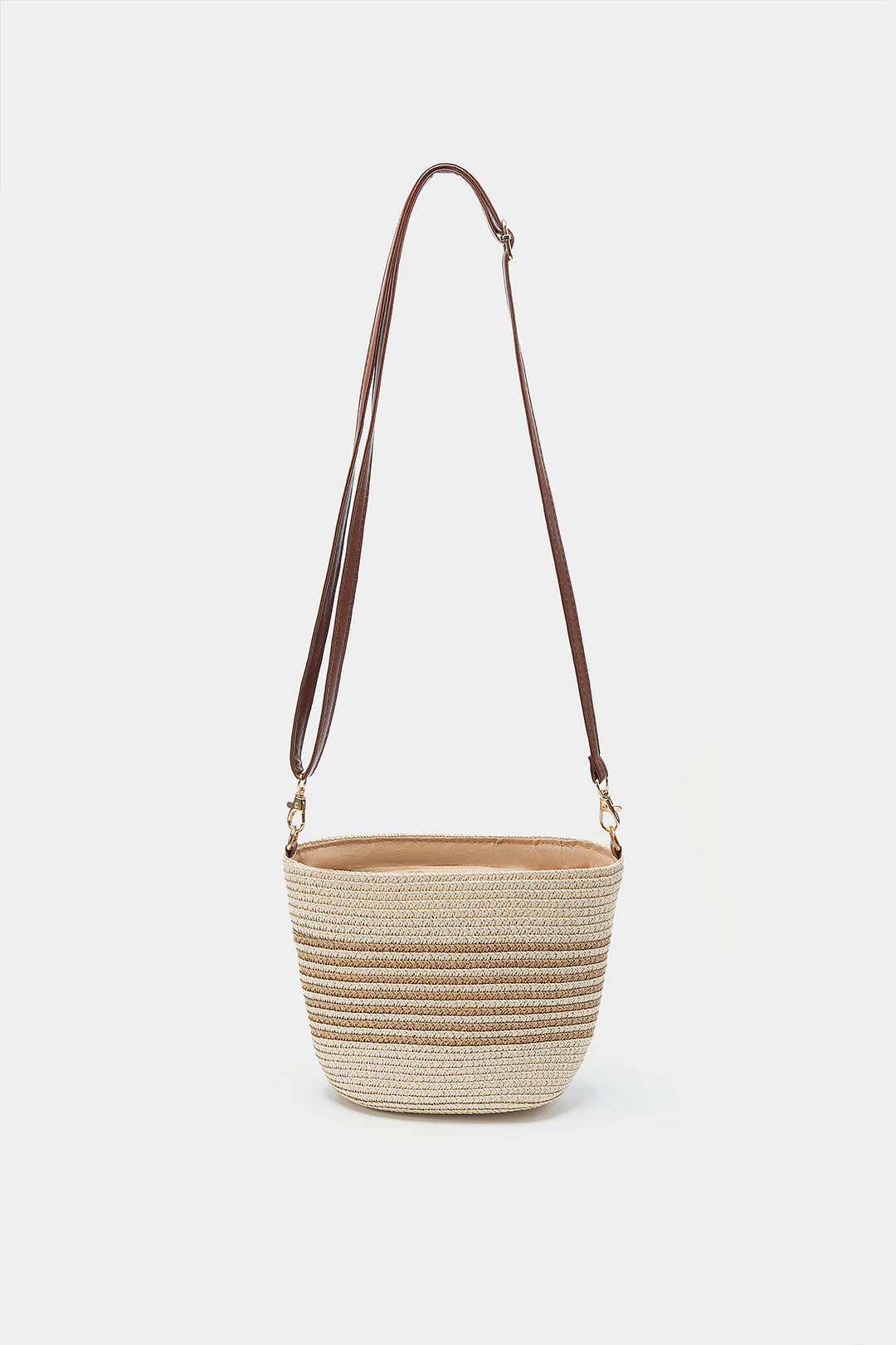 Straw Woven Cross-Body Bag - Flockneti