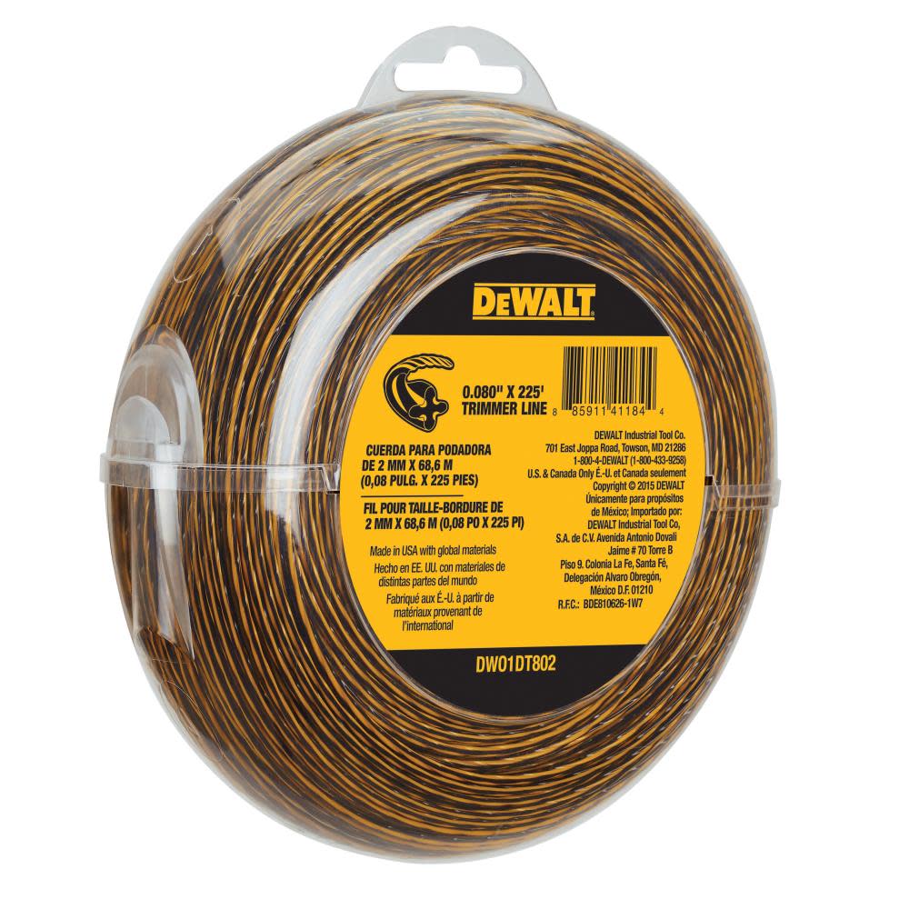 DEWALT Trimmer Line 0.080 In. x 225 Ft. - Flockneti