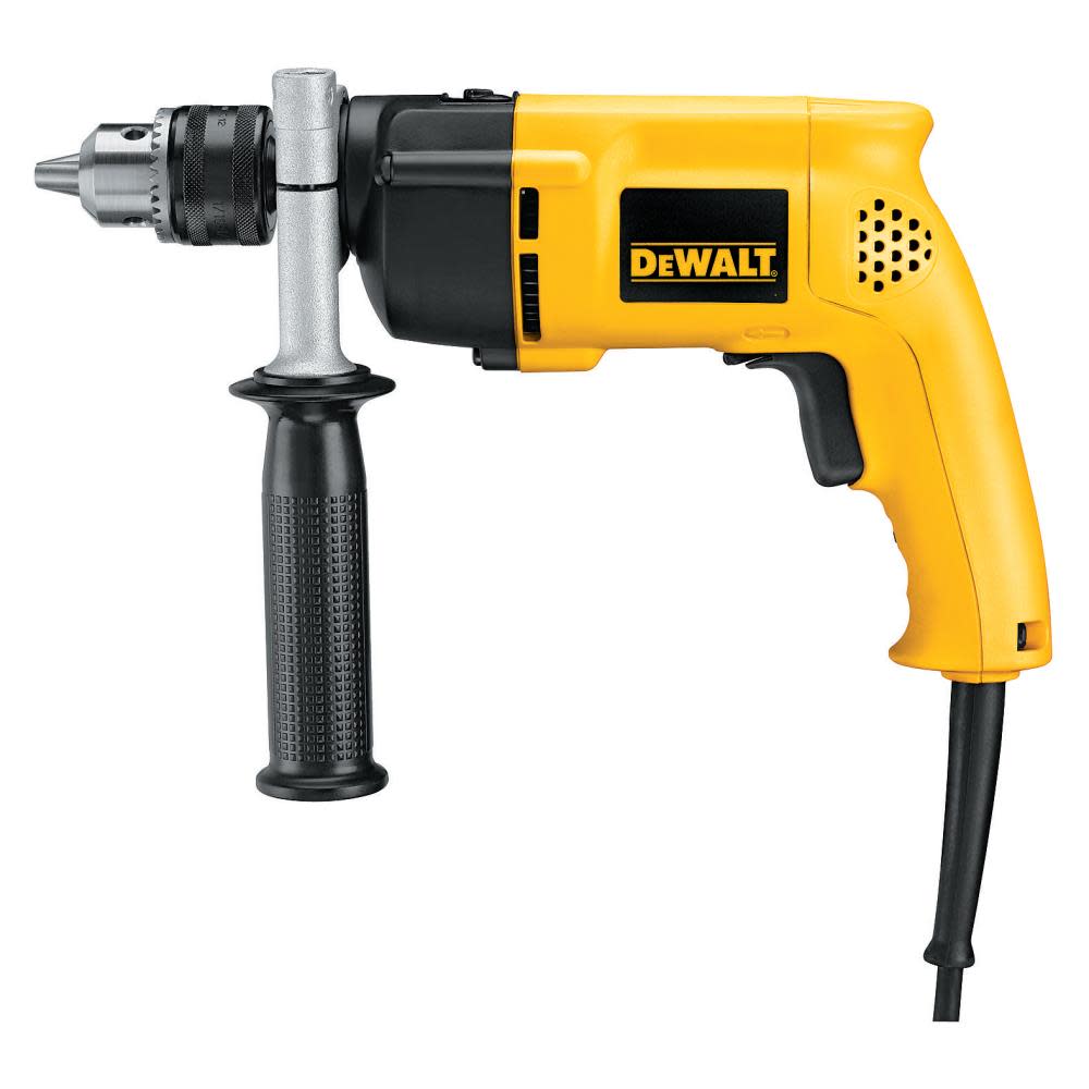 DEWALT 1/2 In. (13mm) VSR Single Speed Hammer Drill - Flockneti