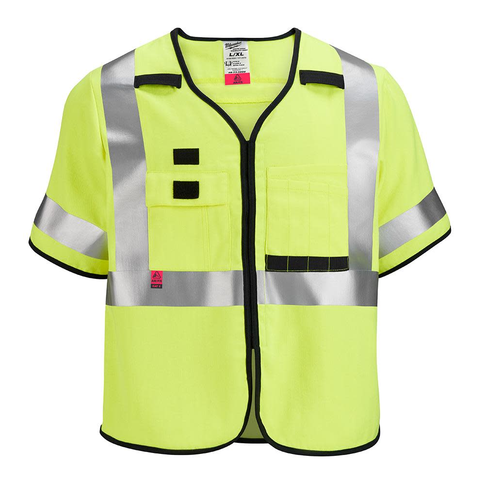 Milwaukee Safety Vest AR/FR Cat. 2 Class 3 High Visibility - Flockneti