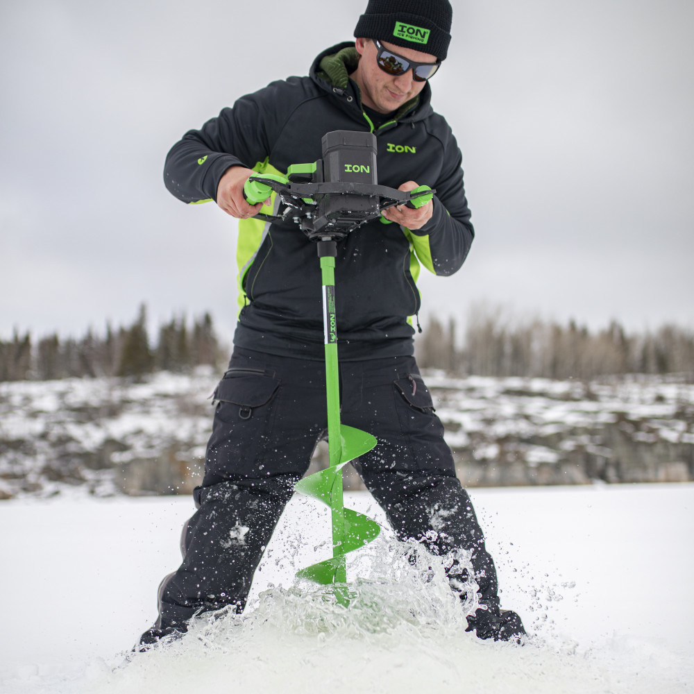 Ion Ice Auger Alpha Steel 10″ - Flockneti