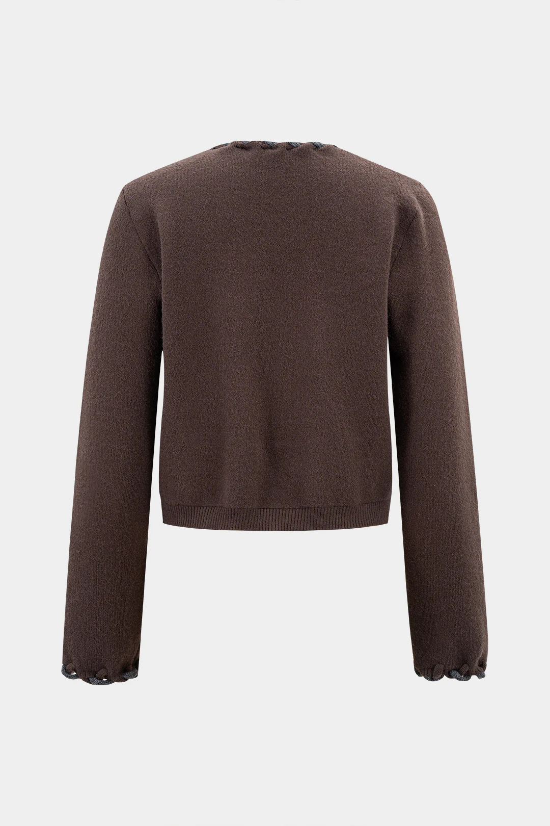 Knit Twist Knot Long-Sleeve Top - Flockneti
