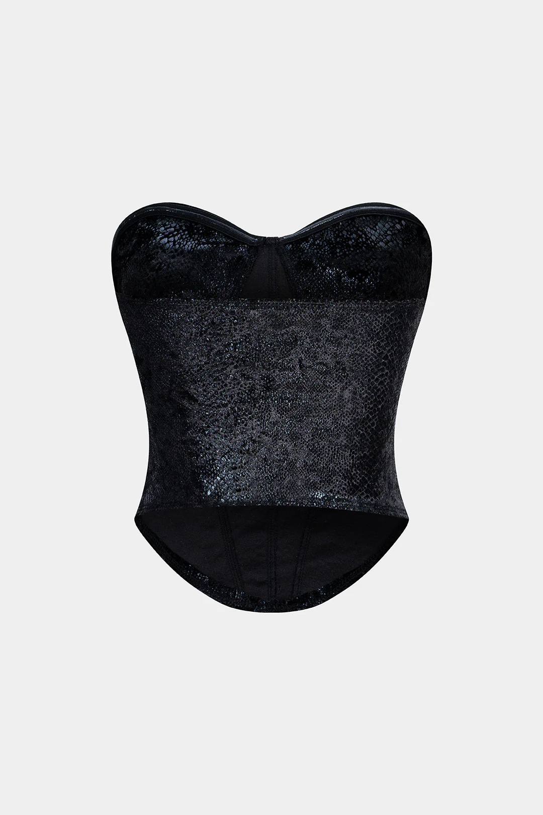 Velvet Strapless Sleeveless Chalice Tube Top - Flockneti