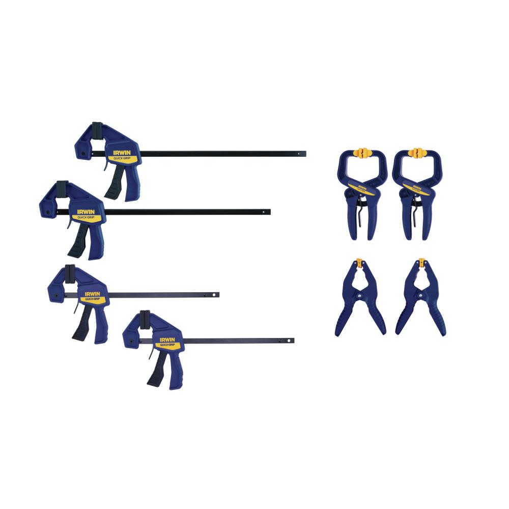 Irwin Quick-Grip Clamp Set 8pc - Flockneti